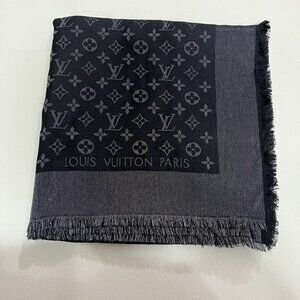 Louis Vuitton Charcoal Monogram Shawl